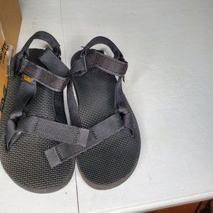 Teva Original Universal Urban Black Sandals Nylon Sport Women Size 6 1003987